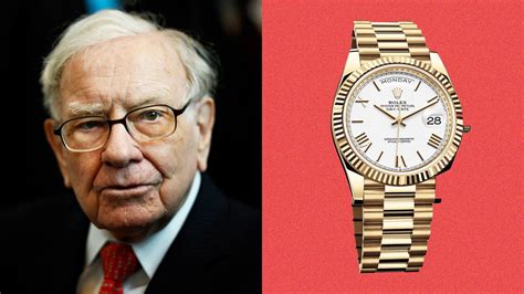 warren buffett gold rolex|rolex day date worth.